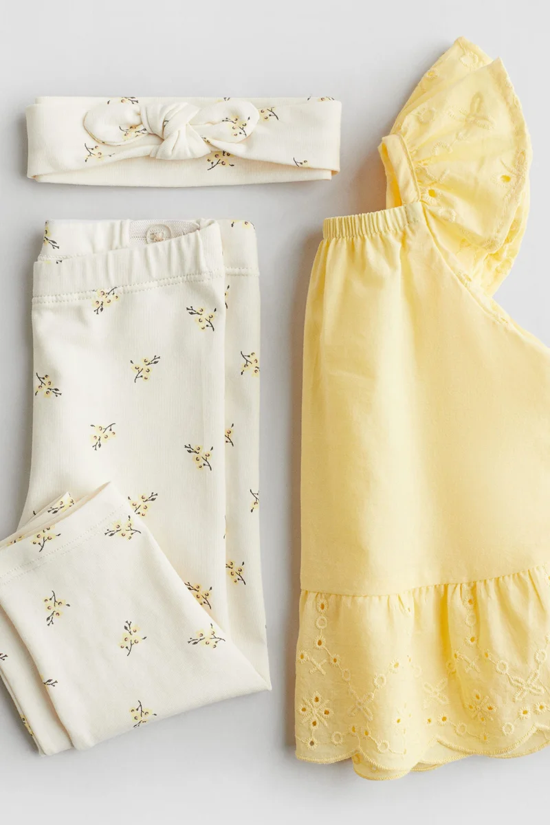 H&M 3-piece cotton set