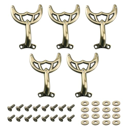 Aulpq Ceiling Fan Blades Arm, for 42-Inch Fan Blade, Compatible with 7740200 -Antique Brass, -5 Pcs - Image 1