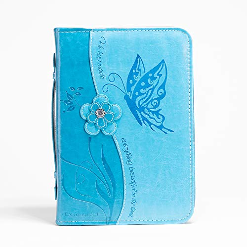 Divinity Boutique Teal Blue Butterfly (XL) Bible Cover - Image 4