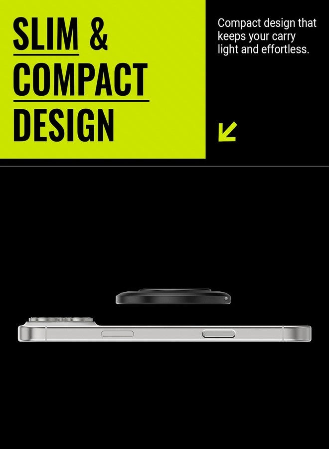 Spigen MAG-iT Magnetic Golf Cart Phone Holder/Mount Designed for Apple MagSafe | Alloy Magnet Golf Cart Accessories - Black - Image 4