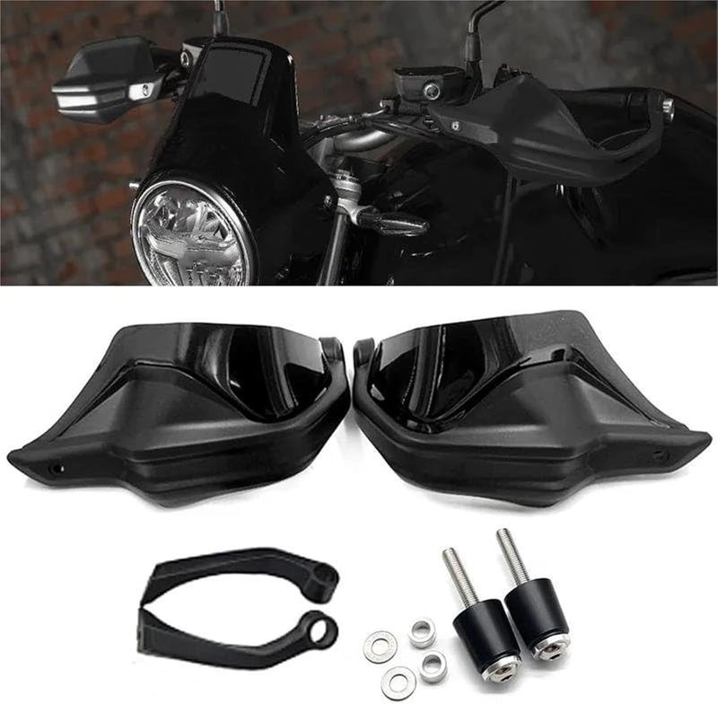 Vuzmode Motorcycle Handguard Shield Set for BMW R NineT - Image 2