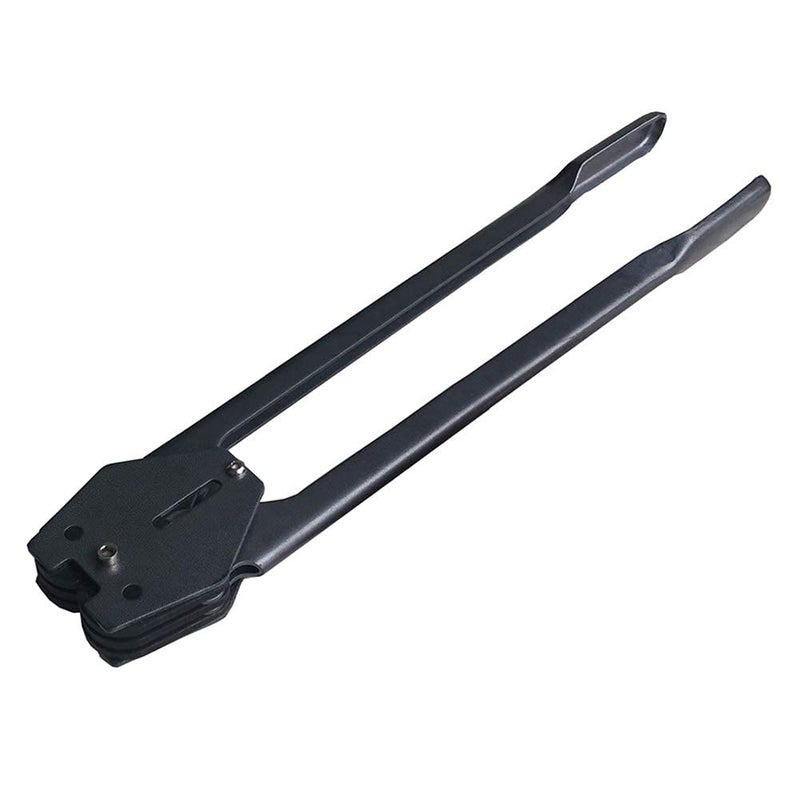 Gresdent Strapping Sealer for Both Poly & Polyester Strap, Strength Saving Heavy Duty Manual Banding Tool for 1/2" - 3/4" Width Plastic Strap, 20" Long Handle (Black) - Image 2
