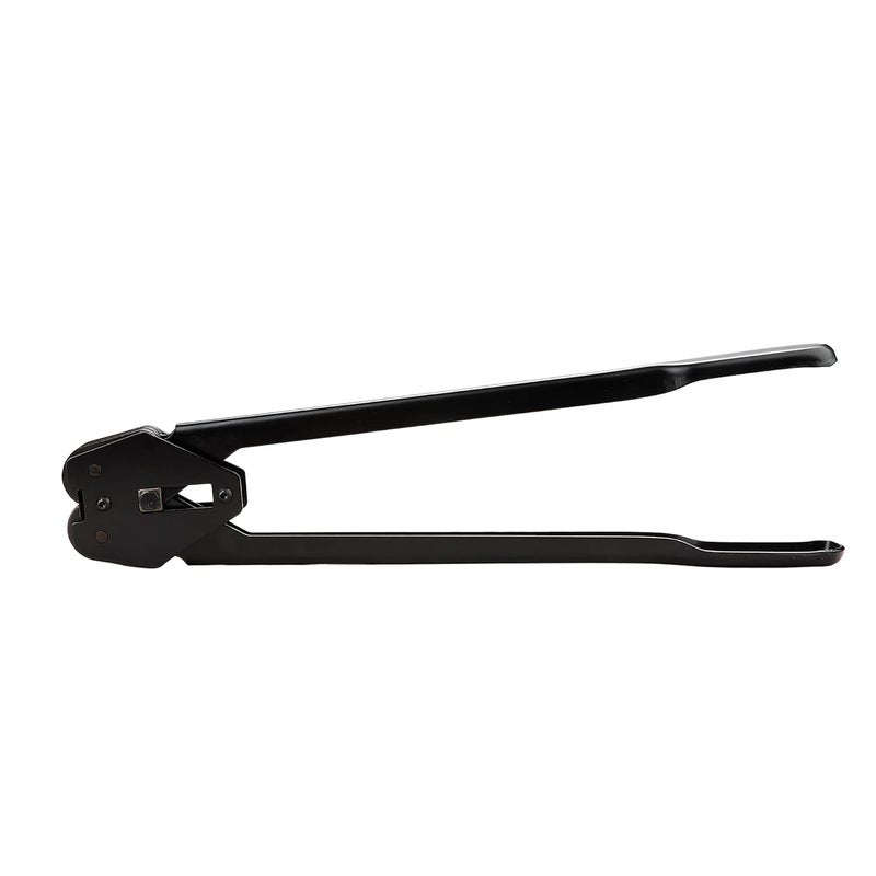 Gresdent Strapping Sealer for Both Poly & Polyester Strap, Strength Saving Heavy Duty Manual Banding Tool for 1/2" - 3/4" Width Plastic Strap, 20" Long Handle (Black) - Image 1