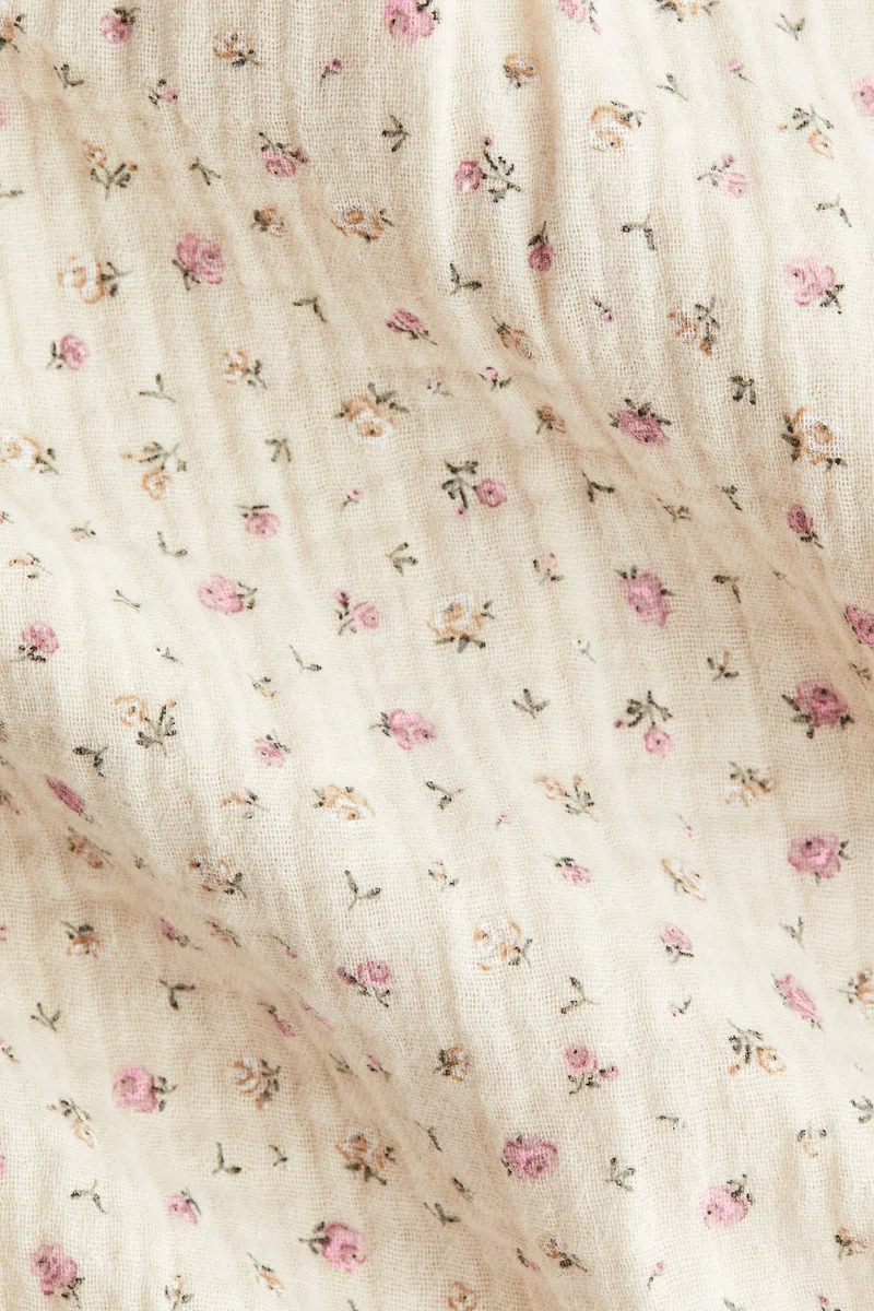 H&M Cotton muslin dress