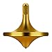 CHEETOP Stainless Steel Spinning Top Premium Exquisite Perfect Balance Well Made Metal Desk EDC Little Fidget Toy Spin Long Time Over 6 Minutes Great Value Bronze Large Diameter 34mm - Image 3