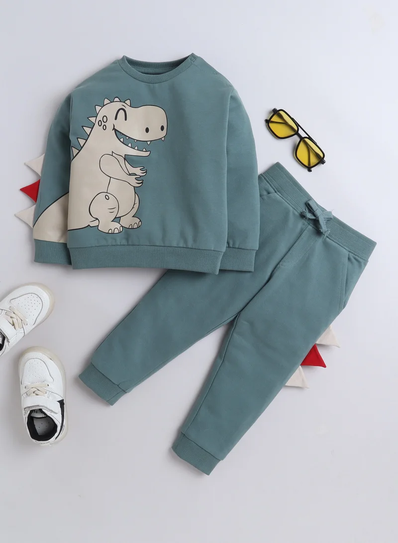 victor and jane Boys 2-Piece Sweatshirt and Jogger Set(6mo - 3Yrs ) Green
