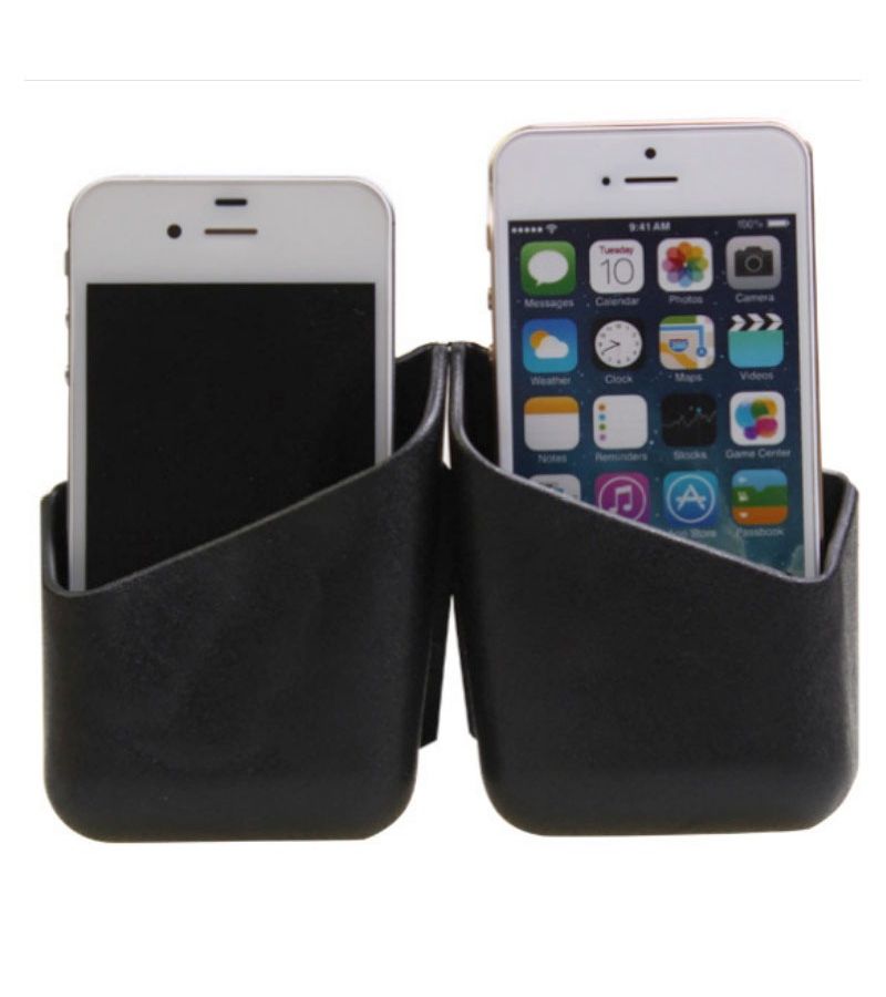 Black Car Pillar Storage Box Organizer for Phone Glasses Cigarette IC Card - Image 4