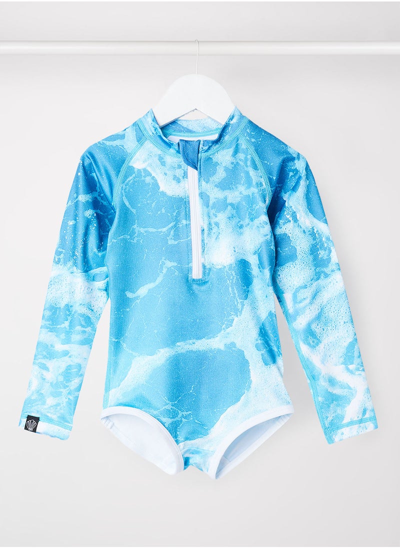 BEACH & BANDITS - Girls Save Our Seas Swimsuit - Image 1