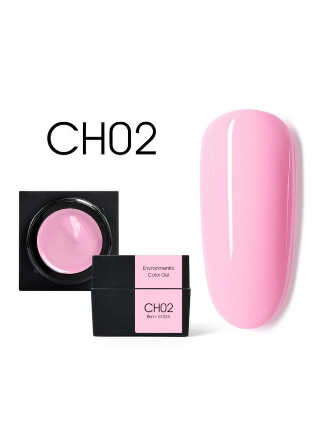 Canni جل طلاء الأظافر كاني لون مَد 1 قطعة 5 مل من بيل غاغا لون سُوْك أوف جل أظافر LED صالون مانيكير DIY في المنزل فرشاة غير مشمولة (CH02-وردي) - Image 2