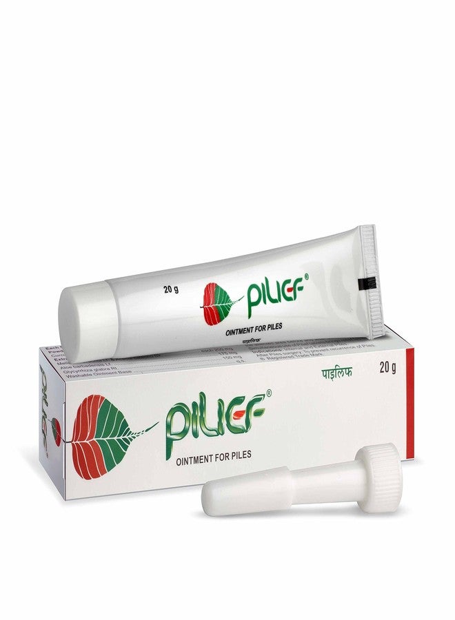Charak Pharma Pilief Ointment for Piles related Pain & Itching - 20 g (Pack of 2) - Image 1