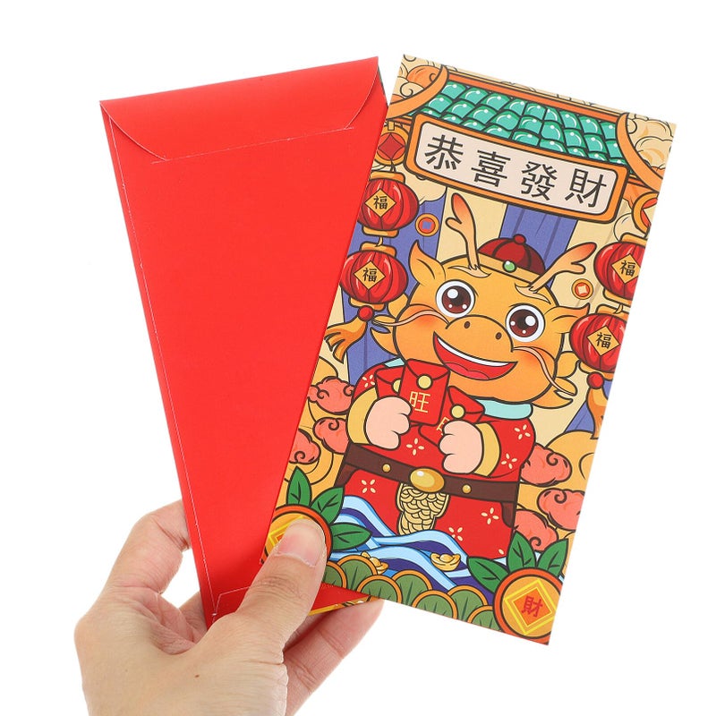 Traditional Chinese Red Money Envelopes 24pcs As Shown 3 For Birthdays And Celebrations - Image 5