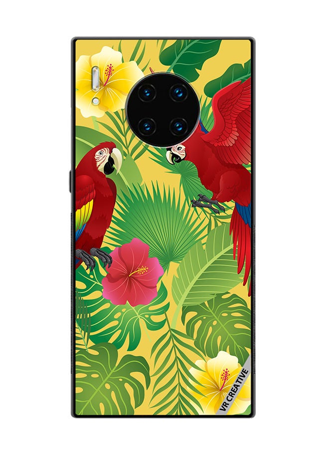 VR CREATIVE Protective Case Cover For Huawei Mate 30 Pro Parrot In Jungle Design Multicolour - Image 1