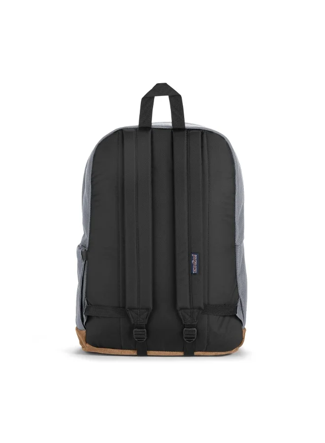 Jansport JanSport Right Pack Backpack, Graphite Grey, 15-Inch Laptop Sleeve, Suede Leather Bottom, Spacious Main Compartment, Water Bottle Pocket