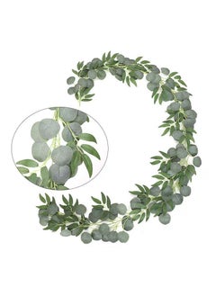Generic Artificial Ivy Vines Green Leaf Decor Mixed Eucalyptus leaves 1 pack (1 bar) 