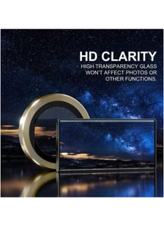 JAJEEK Premium Camera Lens Film Protector Shield for Samsung Galaxy S24 Ultra 5G 2024 – Clear/Gold – Ultra-Thin Scratch-Resistant Glass, Anti-Fingerprint HD Clarity Lens Cover, Full Camera Protection, Bubble-Free Easy Installation, Durable & Stylish Design  - Image 2