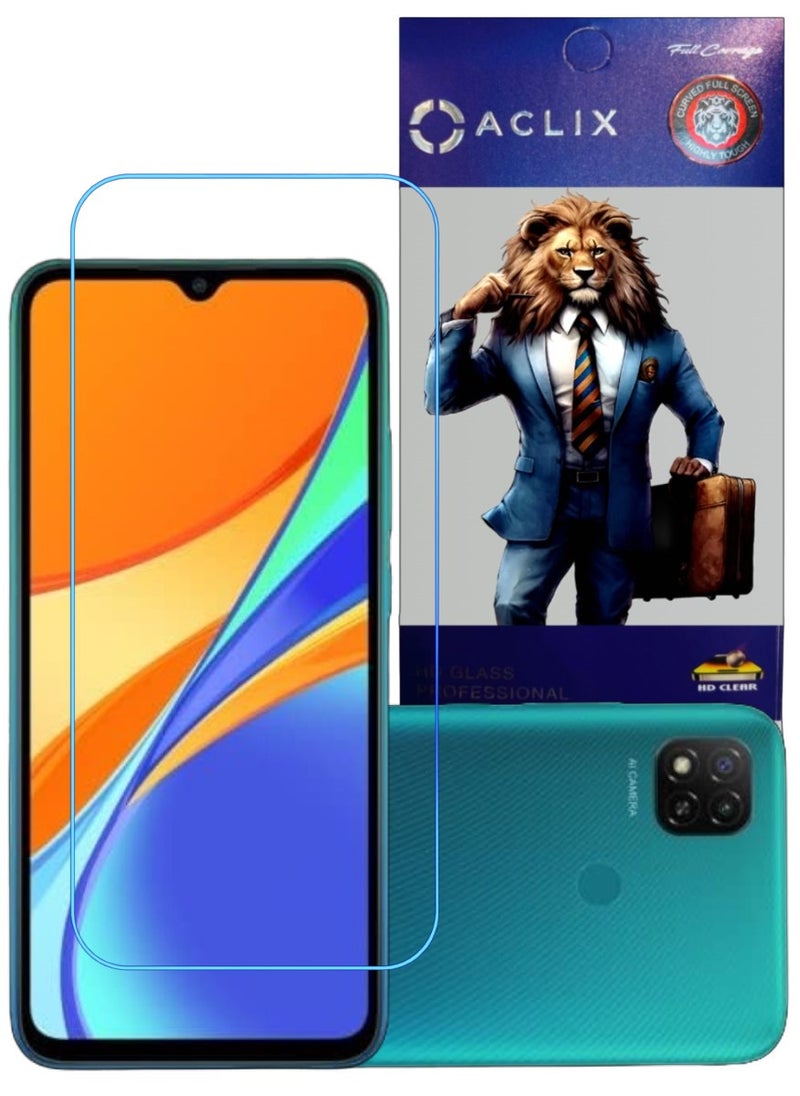 ACLIX Antistatic ESD Dustproof Premium Quality High Definition Clear Tempered Glass Screen Protector Designed For Xiaomi Redmi 9C - Image 1