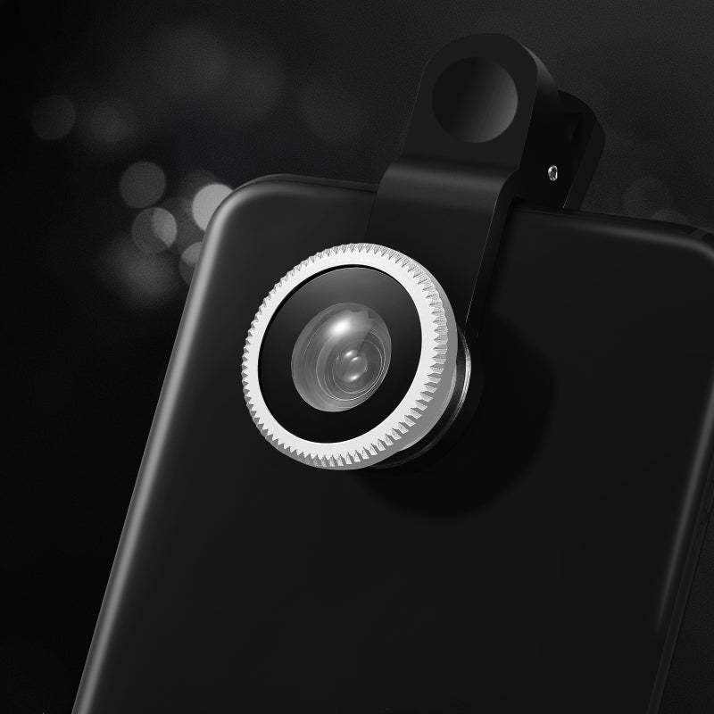 2pcs Cell Phone Camera Lens Universal Mobile Phone Lens 3 in Wide Angle Lens Macro Lens and Fisheye Lens ( ) - Image 5