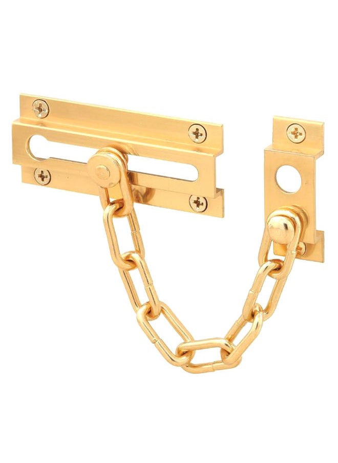NIBEMINENT Security Door Chain Gold 85mm 