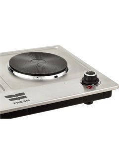 Fresh Electric Hob 2 Burners 2500W Stainless Steel EC01-2HP  - Image 3