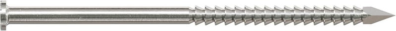 Simpson StrongTie T6SND1 Ring-Shank Wood Siding Nail‚ 2 Inch x 0.092 Inch,13 Gauge, Full Round Head, Diamond Point, Type 316 Stainless Steel (Pack of 245) - Image 2