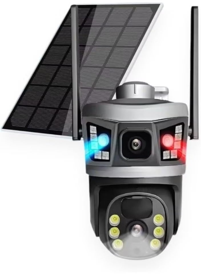 ELTRAZONE 4G Solar Powered Security Camera Outdoor, Wireless SIM Card Camera with Night Vision, Motion Detection, Two-Way Audio, IP66 Weather Resistant, Battery Backup, Remote Monitoring - Image 1