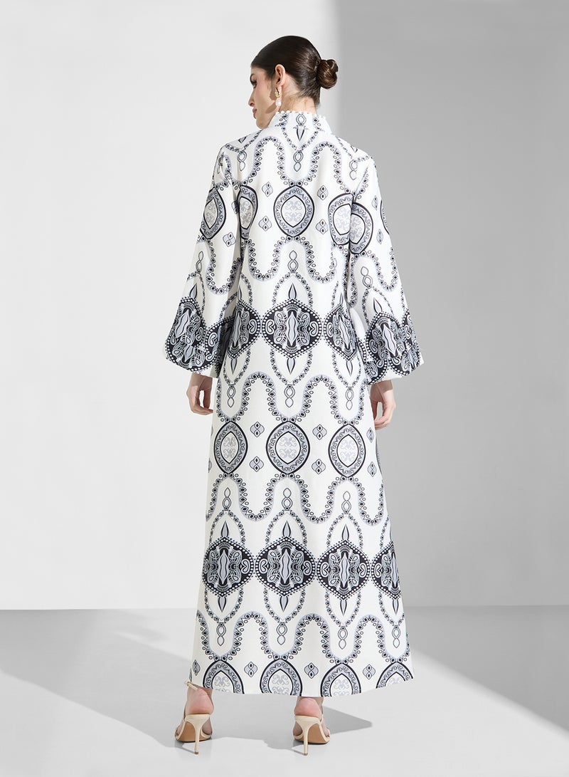 Khizana Embroidered Jalabiya - Image 2