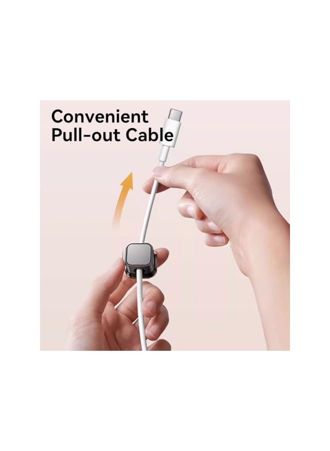 Green Tiger 6-Pack Magnetic Cable Clips Spring Cable Holder Clips Cable Management Clips Adhesive Cord Wire Holder Keeper for Home Office Desk Phone Car Wall Desktop Nightstand - Image 3