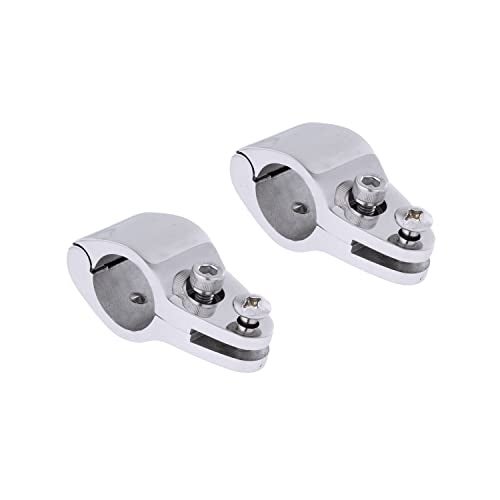 Mxeol Bimini Rail Mount 7/8 Inch Bimini Top Rail Clamp Stainless Steel Pair - Image 4