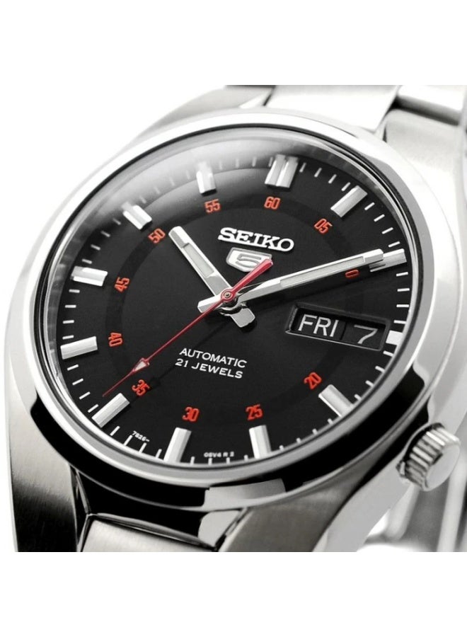 Seiko Mens Automatic Watch, Analog Display And Stainless Steel Strap SNK617K1 - Image 2