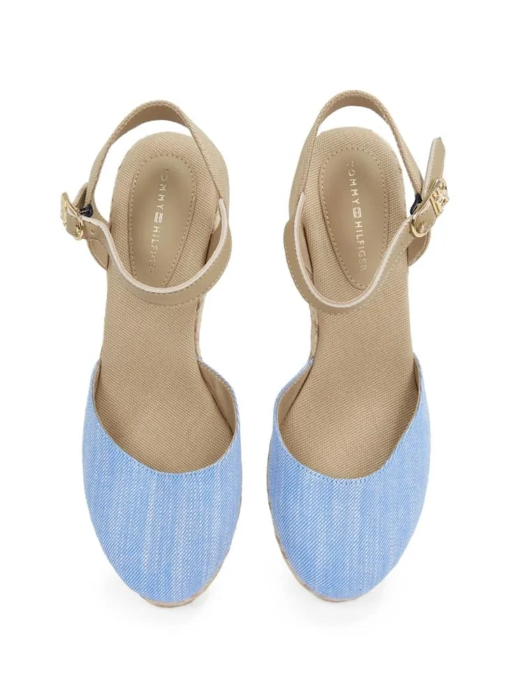 TOMMY HILFIGER CHAMBRAY MID WEDGE ESPADRILLES