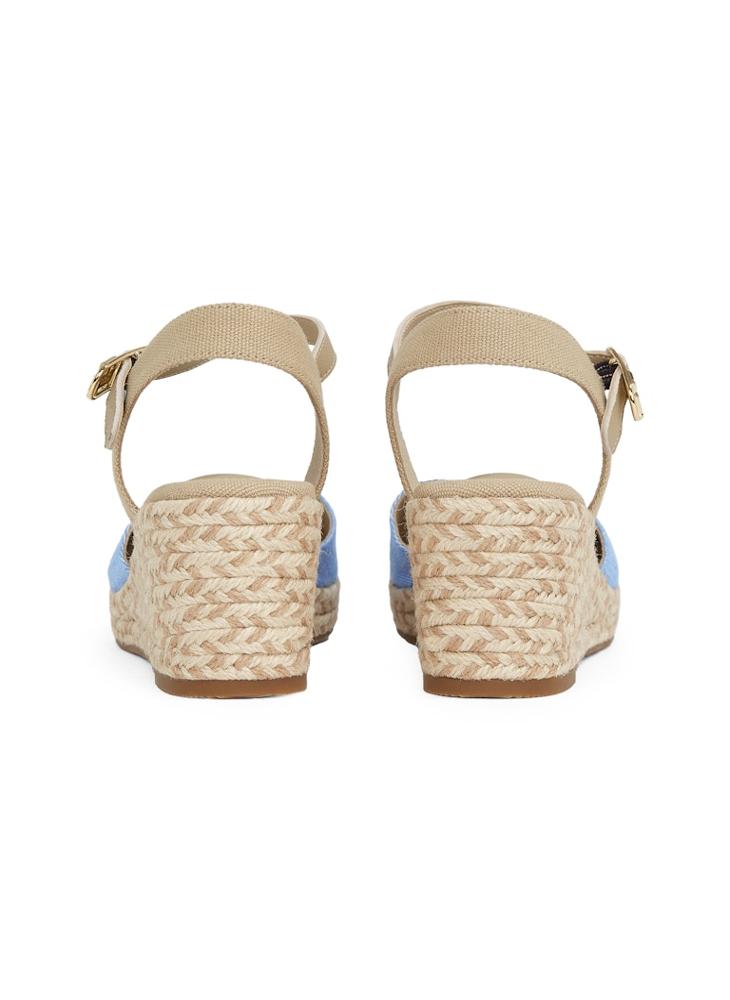 TOMMY HILFIGER CHAMBRAY MID WEDGE ESPADRILLES  - Image 3