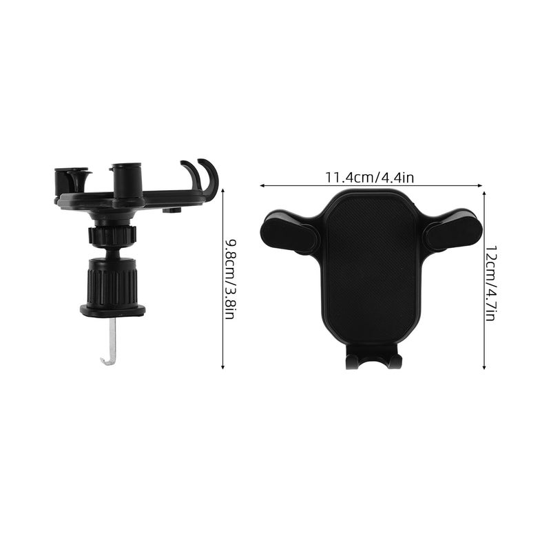 Universal Car Phone Holder Clip for Air Vent Mount Rotatable Smartphone Cradle with Stable Grip - Image 3