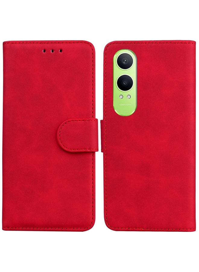 S-TOP Case For OPPO K12x Skin Feel Pure Color Flip Leather Phone Case - Image 1