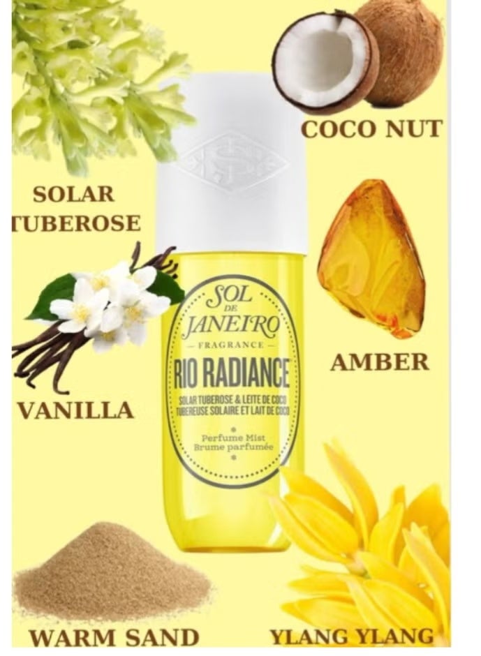 Sol de Janeiro Brazilian Crush Cheirosa Rio Radiance Hair & Body Fragrance Mist – 90ml | Tropical Floral Scent with Solar Notes | Vegan, Long-Lasting & Cruelty-Free - Image 2