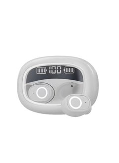 Specially DeSigned For S9 Bluetooth HeadSet With Large Battery WireleSS NoiSe Reduction And Long Battery Life E-SportS Game Tws Private Model-Color:Off-white