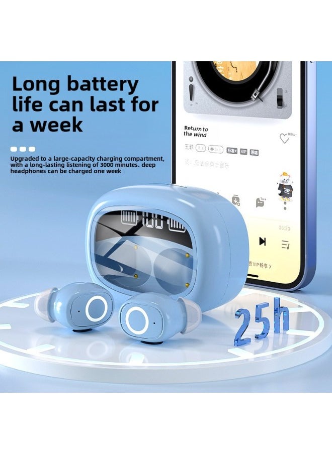 Generic - Specially DeSigned For S9 Bluetooth HeadSet With Large Battery WireleSS NoiSe Reduction And Long Battery Life E-SportS Game Tws Private Model-Color:Off-white - Image 1