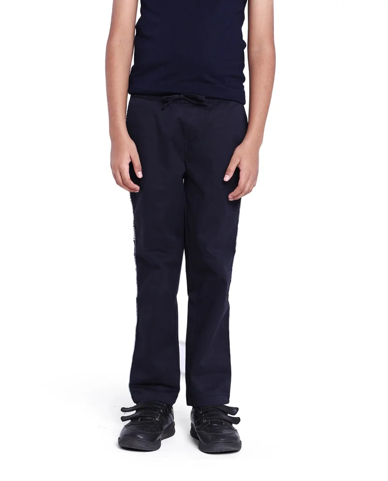 Rare Ones Rare Ones Kids Novi Navy Cotton Solid Trouser