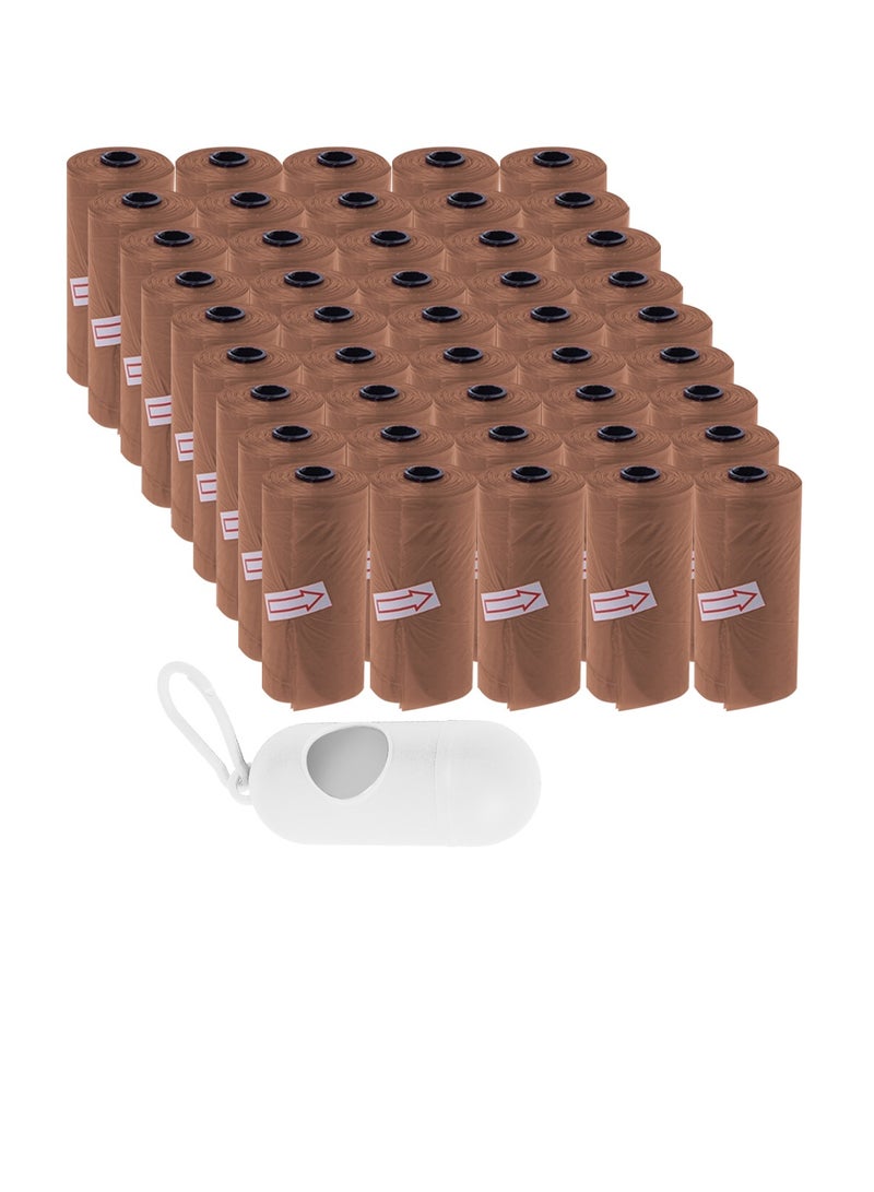 STAR BABiES Star Babies Scented Bag-Pack of 45/675bags with Dispenser - Brown  - Image 1
