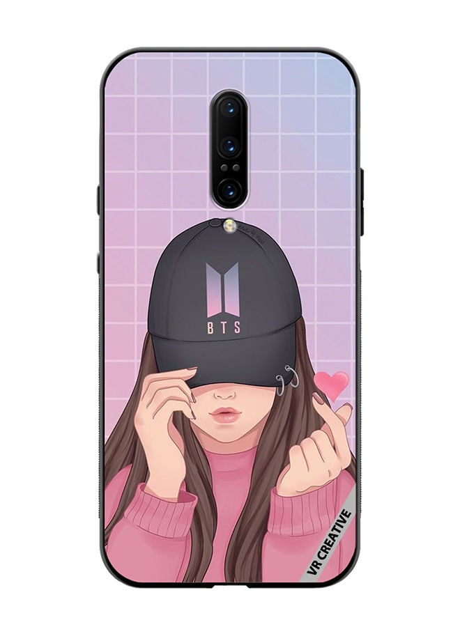 VR CREATIVE Protective Case Cover For OnePlus 7 Pro Bts Cap Girl Design Multicolour - Image 1
