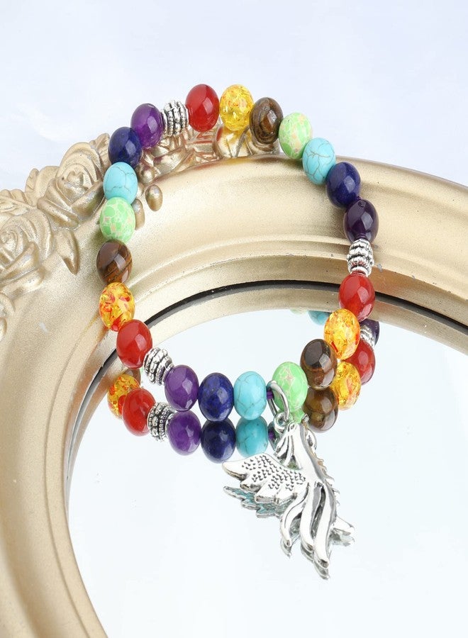 MYOSPARK Phoenix Bracelet Phoenix Bird Charm Phoenix Lover Gift Rising Phoenix Rebirth Inspirational Jewelry Gift (Phoenix bead BR) - Image 4