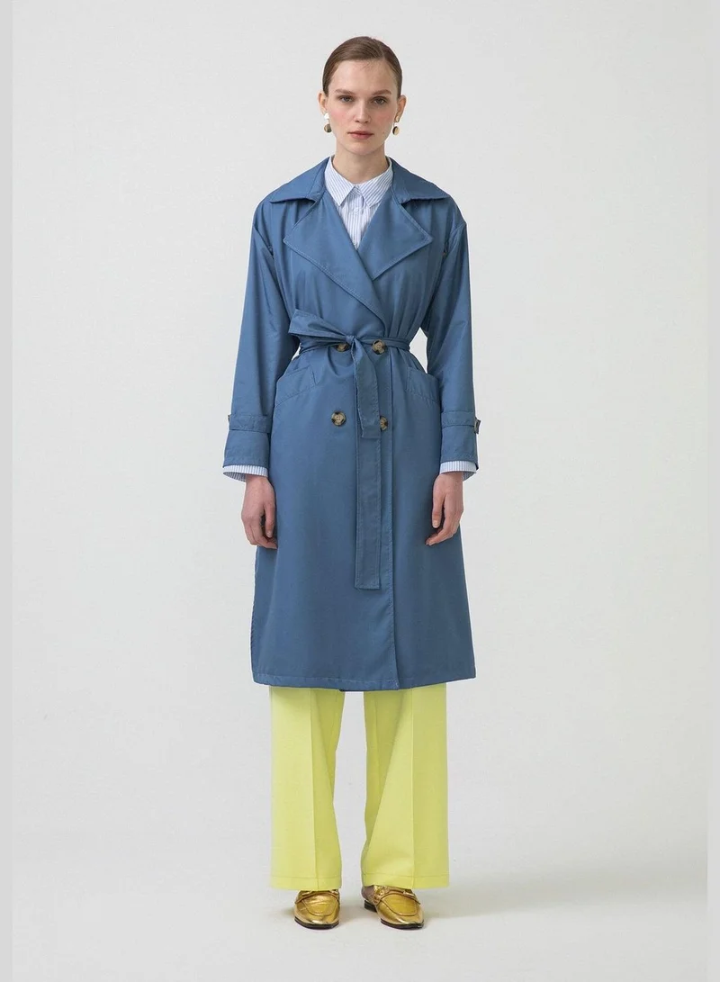 Touche DOUBLE BREASTED RELAXED TRENCH COAT