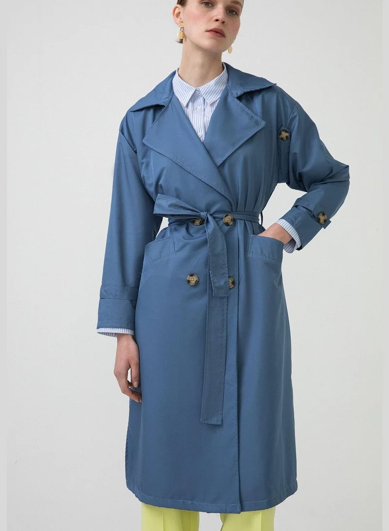 Touche DOUBLE BREASTED RELAXED TRENCH COAT