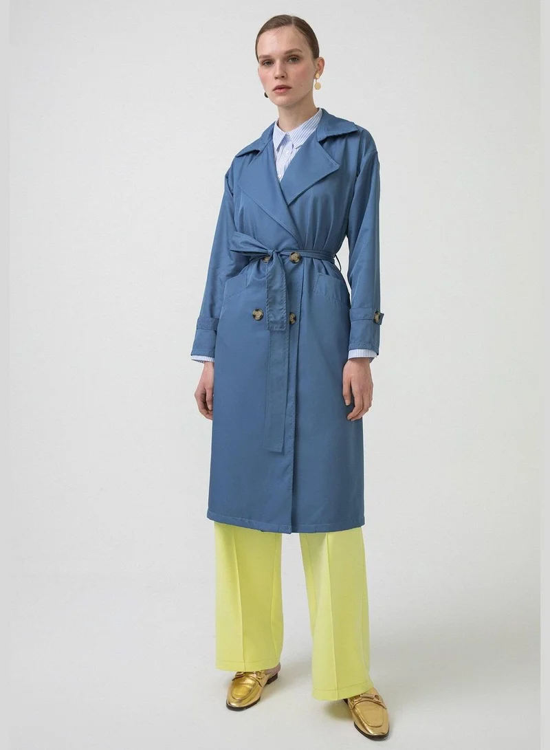 Touche DOUBLE BREASTED RELAXED TRENCH COAT