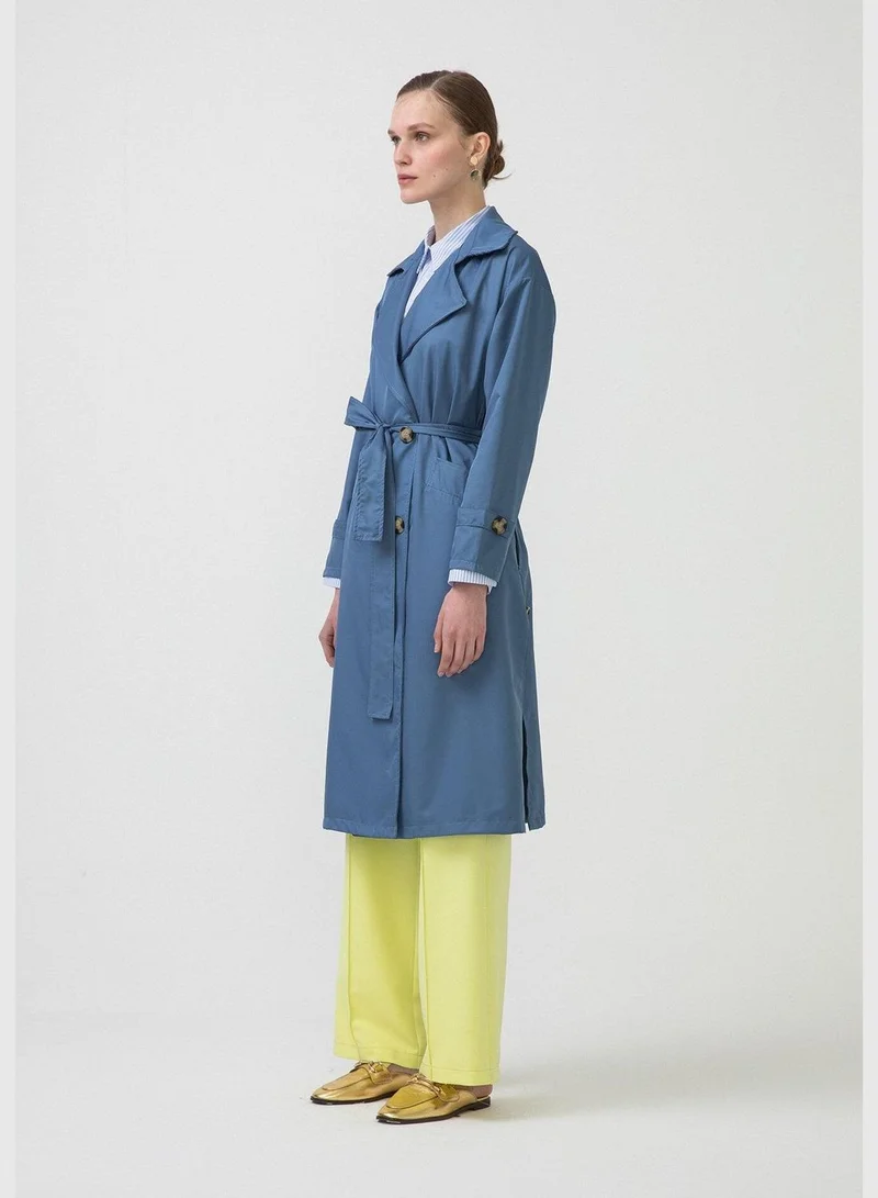 Touche DOUBLE BREASTED RELAXED TRENCH COAT