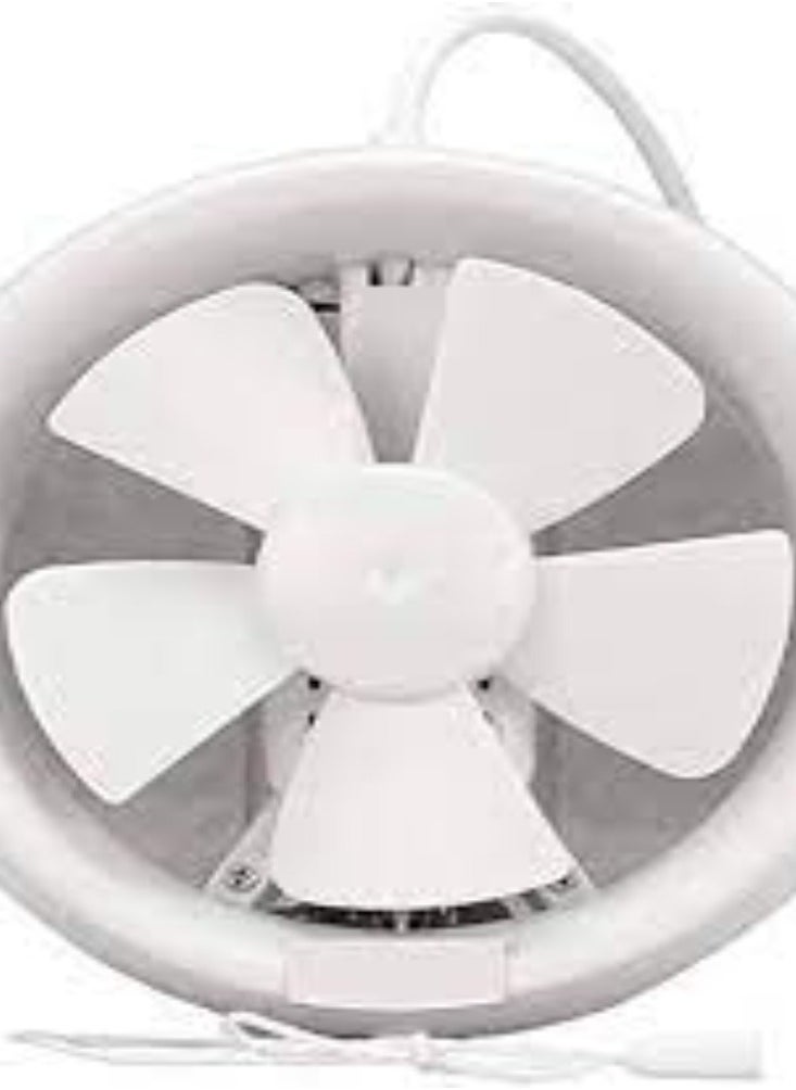 KNP KNP 6-inch Silent Exhaust Fan offers a practical solution for enhancing indoor air quality and comfort with minimal noise, making it an excellent choice for spaces where noise reduction is a priority.  - Image 1