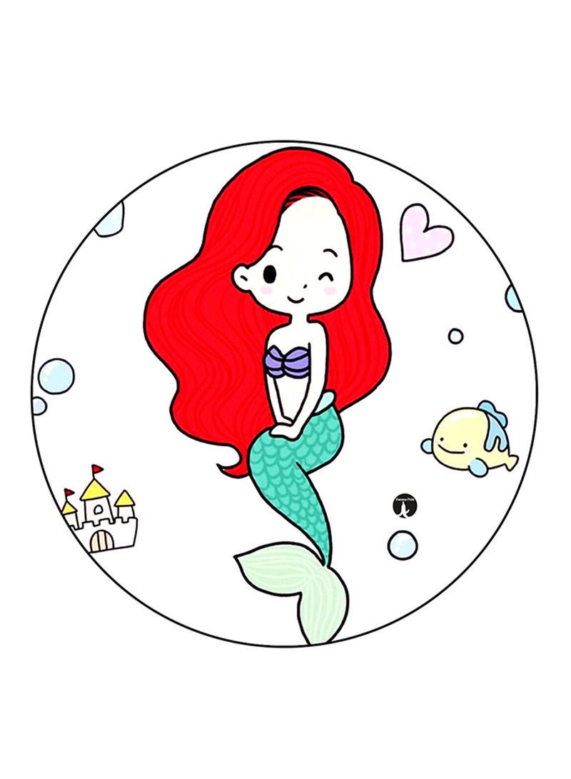 RKN Disney Printed Mouse Pad  Round  Multicolour