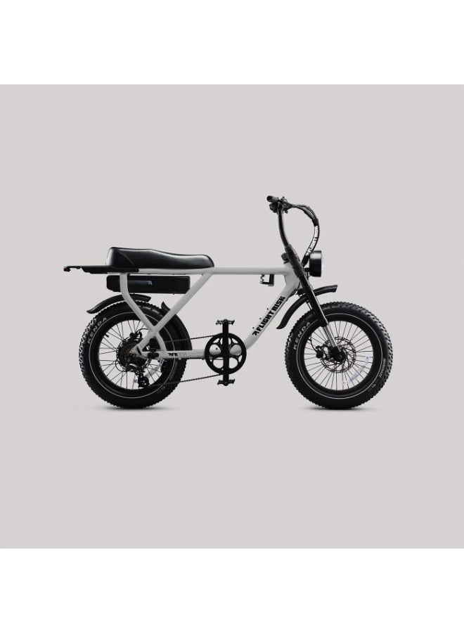 Flight Risk FR505 Electric Bike in Silver with 500W Max Power Output, Front Suspension, 2-Piston Tektro Hydraulic Disc Brakes, GPS Tracking, Geofencing & Blinkers - Image 2