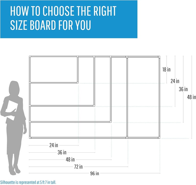MasterVision Magnetic Dry Erase Monthly Calendar Planner Push Pin Corkboard Combo with Marker Tray, 18" x 24", Gray Plastic Frame - Image 5