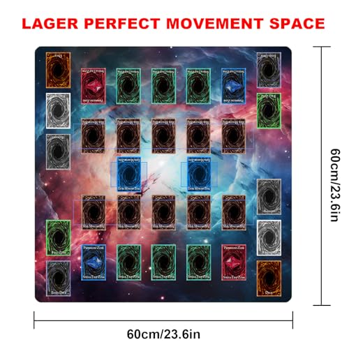 sabermaster Card Rubber Mat 2 Player Square playmat for Gamer 60x60cm236x236inch - Image 5