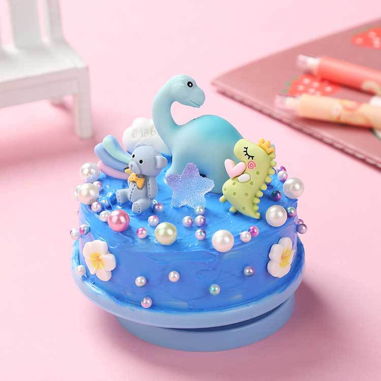 Cream Glue Diy Music Box Children'S Cartoon Rotating Music Box Creative Handmade Birthday Gift Educational Toys - Image 5